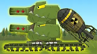 NEW SERIES Upgrading KV-44, KV-54, MS-1 - Cartoons about tanks