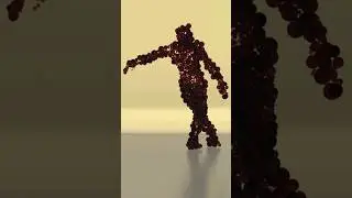 Ballman dancing #houdini #vfxshorts #trendingshort #shortsfeed