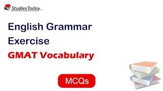 GMAT Vocabulary English Grammar Quiz