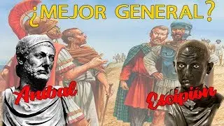 ¿Quién fue mejor GENERAL? ESCIPIÓN el AFRICANO vs ANIBAL BARCA