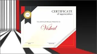 Certificate Design in Corel Draw