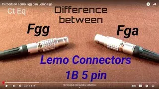 Perbedaan Lemo Fgg 1B 5 pin dan Lemo Fga 1B  5 pin #konektor #lemo #onlineshopping #elektronik