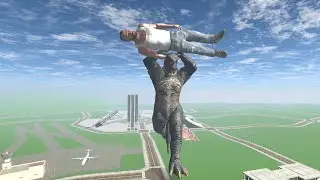 GIANT FRANKLIN FIGHT WITH GIANT CROCODILE MAN🤯 - Indian Bike Driving 3d