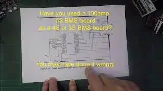 Converting 5S 100 amp BMS to 4S and 3S BMS