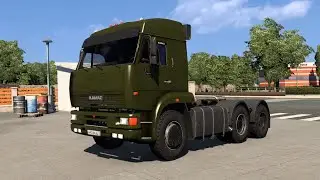 Дальнобойное путешествие на Российском грузовике КАМАЗ-6460|Euro Truck Simulator 2
