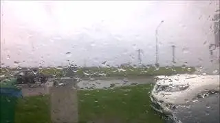 20 seconds walking in the rain