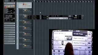 Играем на  Korg Pa 500  VSTi инструментами из Cubase 8 Pro