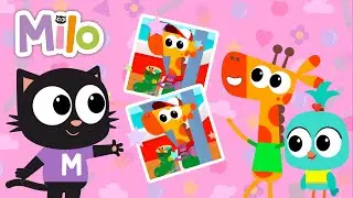 Find the pairs with Milo in this FUN MEMORY GAME! #preschool #gamesforkids