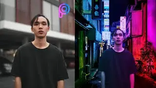Cara Membuat Cyberpunk Effect || PicsArt Tutorial
