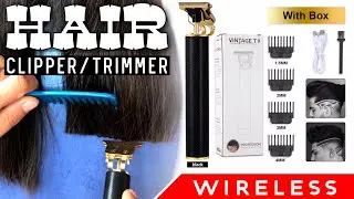 Portable Wireless Hair Clipper / Trimmer (Budget Friendly)