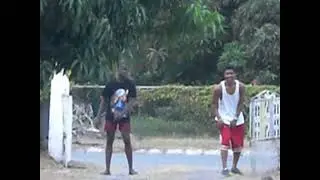 Jamaica's Fastest Sprinters | Racing My Brother in the Backyard | Clarendon Jamaica | #Shorts
