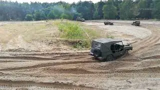 Grupy militarne na czołgowym pasie taktycznym