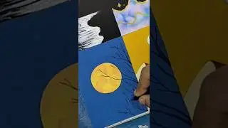 Very Easy Moon Painting🌕|Part4#acrylicpainting #viral #shorts #trending #moonlight