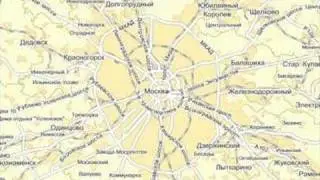 Animation of Moscow jam