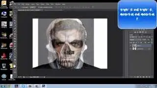 Photoshop Terminator/Skeleton face tutorial