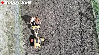 Filmare cu DRONA - Bobby BoB cu motosapa Ruris
