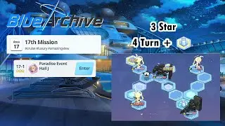 Blue Archive Global - Story Stage Hard 17-1 (3 Star & 4 Turn Clear) + Pyro Box
