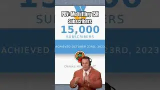 Thanks for 15,000 subscribers! 
