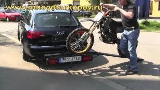 Багажник для мотоцикла HAKR (обзор,установка)