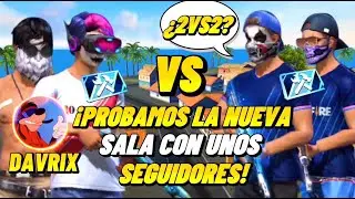 PRUEBO LA NUEVA *SALA CREATIVA* CON CESAR CDG CONTRA UNOS SEGUIDORES😱 - FREE FIRE