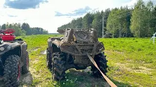 Супер маршрут! Доехали не все! Ремонт на месте! BRP xmr, xxc, #brp #квадроцикл #покатушки #canam