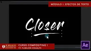 Curso Compositing I   Efectos de texto