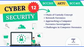 Chain of Custody Concept | Network Forensics | Approaching a Computer Forensics Investigation