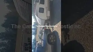 Electric Truck Dragging Camper