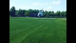 Самый красивый взлет вертолета Ми-8Т