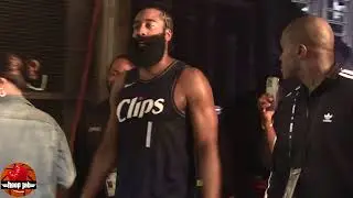 James Harden After His Game Winner & First Win As A Clipper. HoopJab NBA