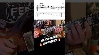 Shredding Clifford Brown 251 Bebop lick from his immortal “What is this thing called love” solo!