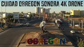 Ciudad Obregón Sonora Mexico 4K Drone Video