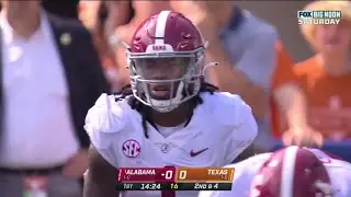 Jahmyr Gibbs (Alabama RB) vs Texas 2022