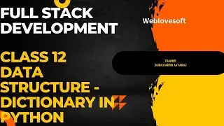 Class 12 Data structure - Dictionary in python