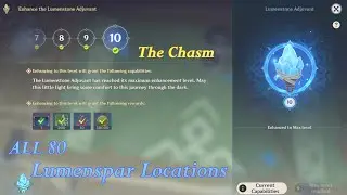 All 80 Lumenspar Location In The Chasm | Genshin Impact