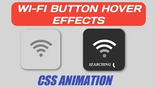 CSS Animation effects | WI-FI hover effects CSS | web Masters