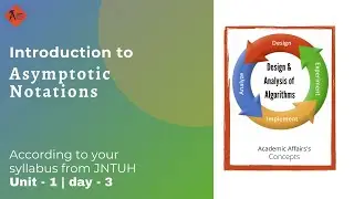 Asymptotic Notations, How? and When? to use them | DAA | Unit 1 | day 3