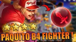 PAQUITO BINTANG 4 FIGHTER ! DAMAGE-NYA GAK MASUK AKAL ! MAGIC CHESS GOGO  !