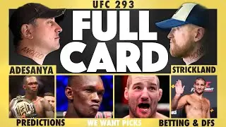 UFC 293: Adesanya vs. Strickland FULL CARD Predictions, Bets and DraftKings