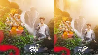 Ganesh Chaturthi Photo Editing Tutorial 2021 | Picsart Ganapti Photo Editing | Editz Club