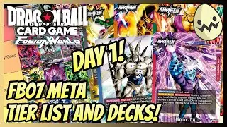 Dragon Ball Super Fusion World: FB07 Release! Day 1 Tier List and Decks!