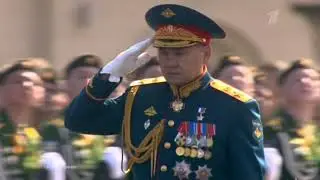 Victory parade. Moscow, the Red Square May 9.2018