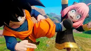 E Se a ANYA Forger fosse irmã do Goten e filha do Son Goku de Dragon ball no Spy x Family Vr