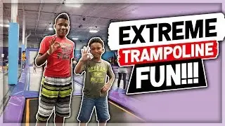 TRAMPOLINE PARK CHALLENGE!!!! | JUMPING, FLIPPING, AND MORE JUMPING