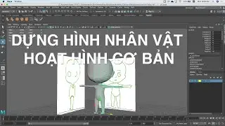 Maya 3D Dựng hình nhân vật hoạt hình cơ bản #dohoamaytinh #thietkedohoa