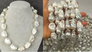 НАТУРАЛЬНЫЙ ЖЕМЧУГ БАРОККО Канал Из камней Мария