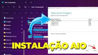 Como INSTALAR TODOS os Windows no MODO AIO 2024! Um Dos MAIS PRÁTICOS e MELHORES MÉTODO!