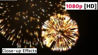 Fireworks | Orange Color effect | Overlay