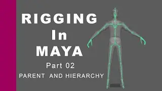 Basics of Rigging in MAYA | Part 2 | Parent and Hierarchy