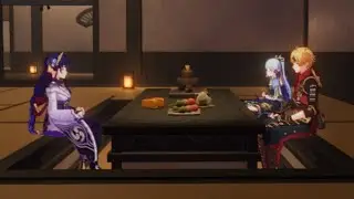 one-sided snowball fight in Genshin Impact